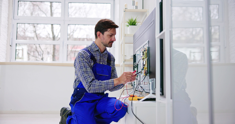 Young Male Electrician